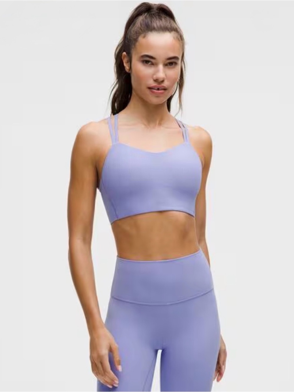 Lululemon Like a Cloud Ribbed Longline Bra